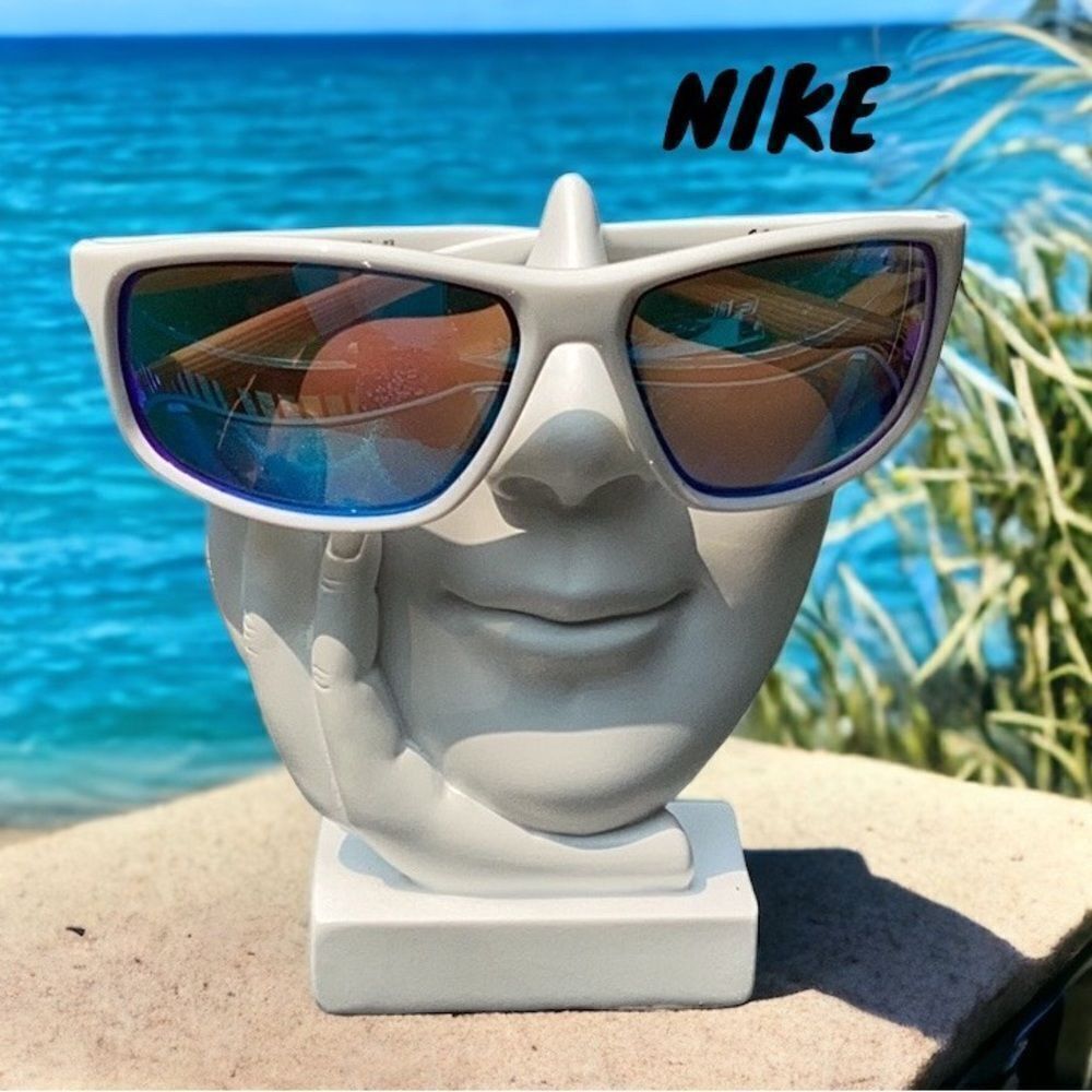NIKE NEW ADRENALINE 66MM OVERSIZED RECTANGLE SPORT WRAP SUNGLASSES UNISEX